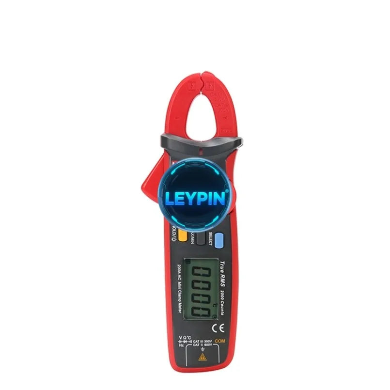 UNI-T UT210C Mini Handheld Clamp Meter True RMS Auto Range Temperature Test Multimeter AC Current Clamp     lexso