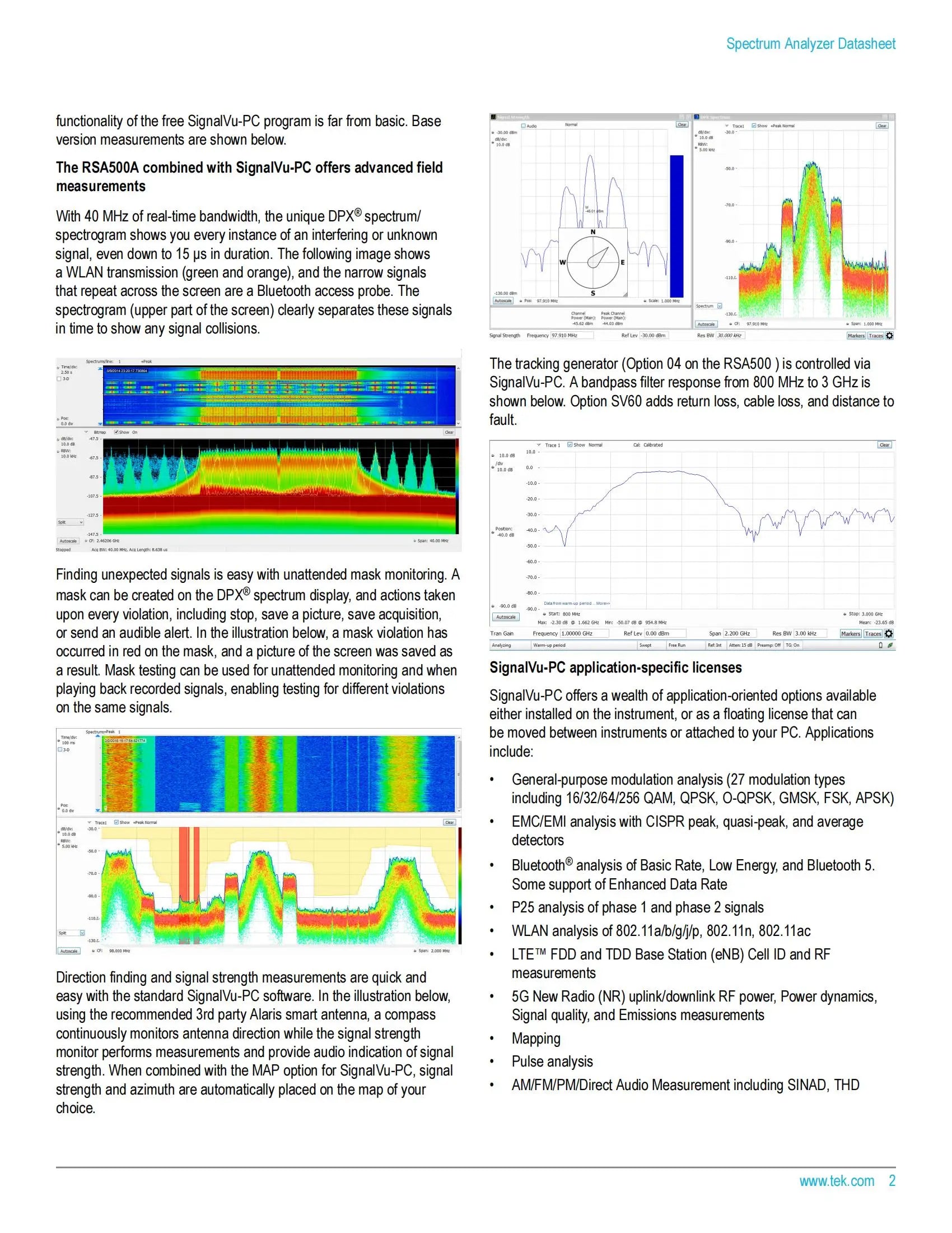 Tektronix RSA513A Real Time Spectrum / Signal Analyzer 9 KHz-13.6 GHz Laboratory Equip Price Contact Us   ytdi