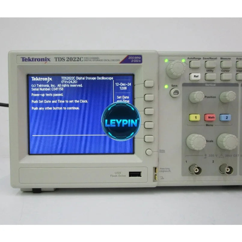 Tektronix TDS2022C two channel digital storage oscilloscope 200MHz 2GS/s PASSED    ytdi