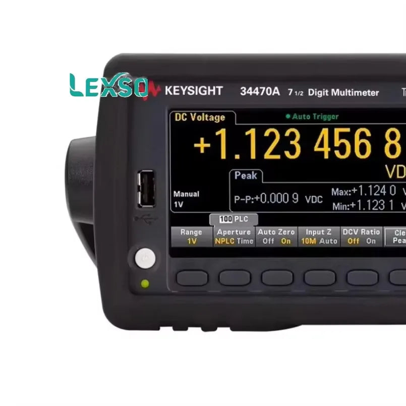 Keysight 34470A Digital Multimeter Seven and a Half Digits  Truevolt DMM 16ppm basic DCV accuracy, 50K readings/s.  lexso