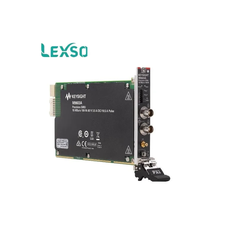 Keysight  M9601A PXIe Precision Source Measure Unit 10 FA Maximum Output: 210 V/315 MA, Minimum Resolution: 500 NV/10 FA lexso