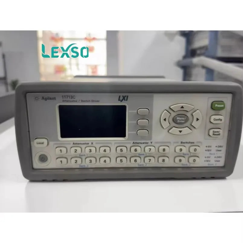used Keysight 11713C LXI Attenuator/Switch Driver 5V/15V/24V   lexso