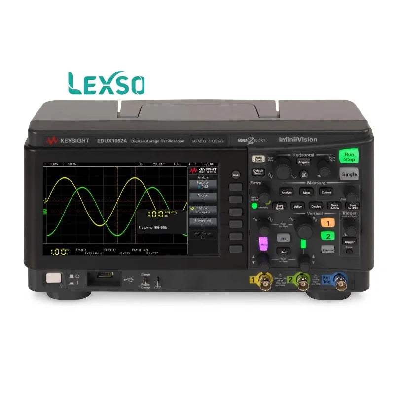 Keysight EDUX1052A Oscilloscope: 50 MHz, 2 Analog Channels lexso