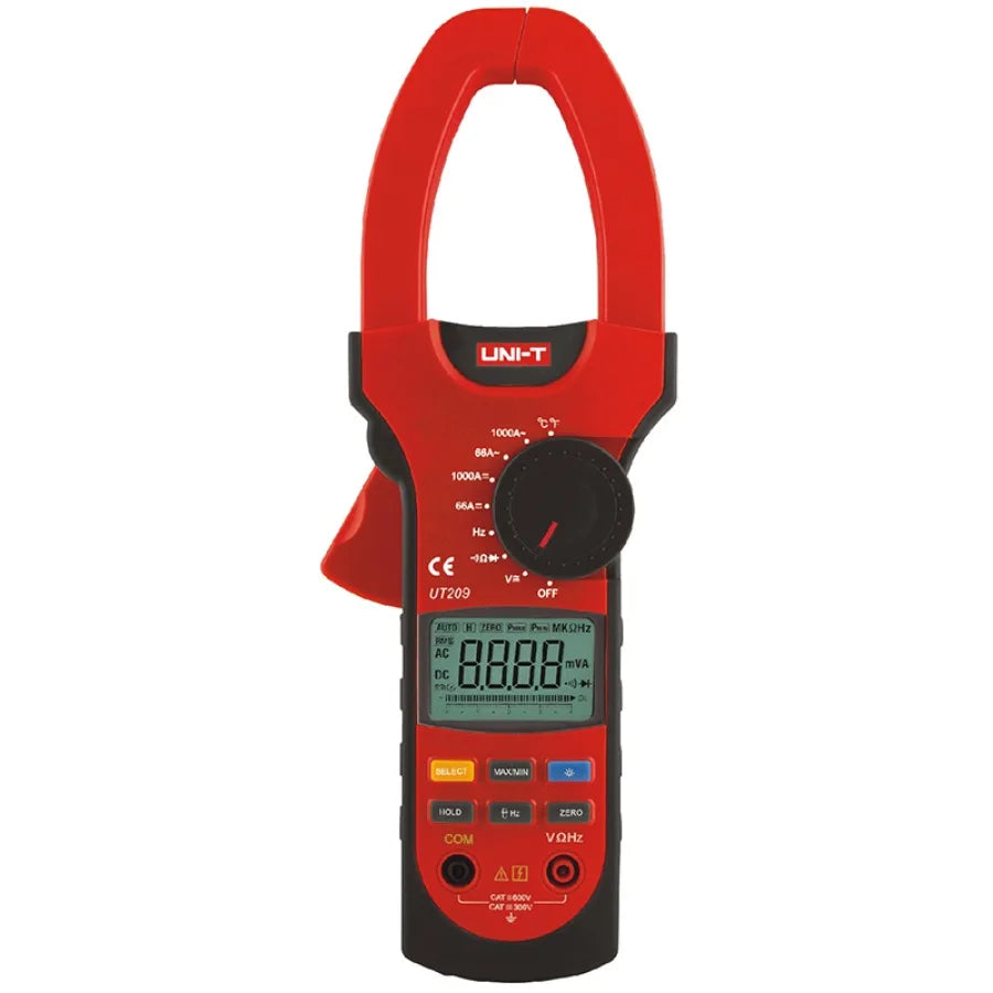 UNI-T UT209 Digital Clamp Meters True RMS AC DC Voltage Frequency Measure Multimeter Auto Range Resistance Tester Price Contact    ytdi