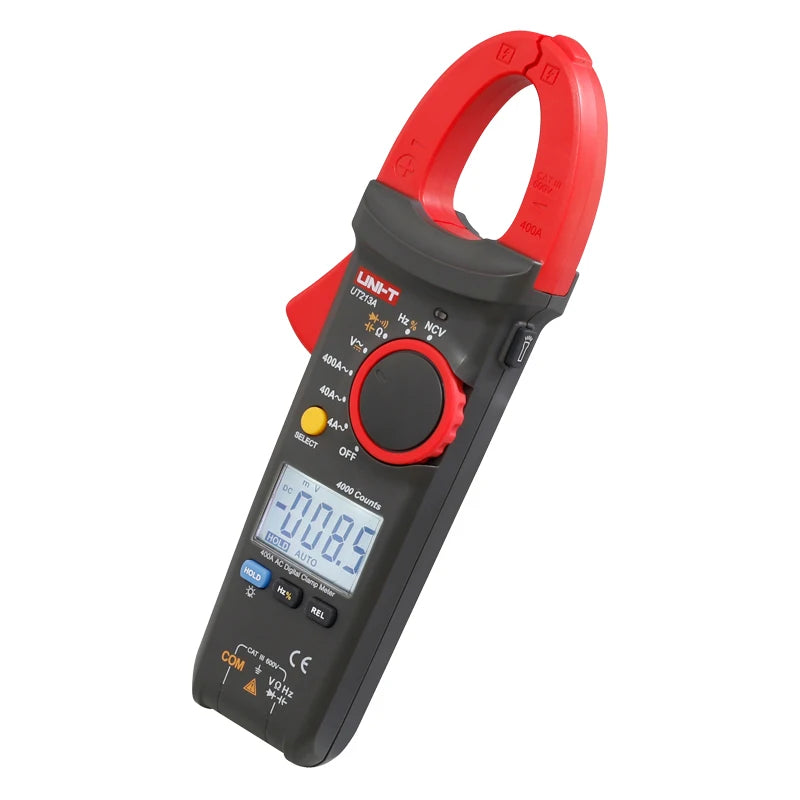 UNI-T UT213C Digital Clamp Meter 400A 600V Voltage Resistance Capacitance Multimeter Temperature Auto Range True RMS    ytdi