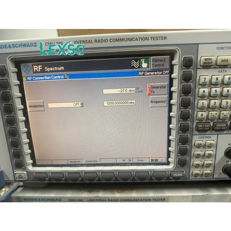 1 Pcs ROHDE & SCHWARZ R&S CMU200 UNIVERSAL RADIO COMMUNICATION TESTER/IC   lexso