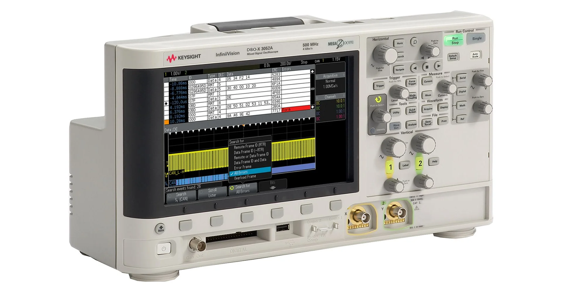 TTLTES Keysight DSOX3052A/DSOX3054A Oscilloscopes 500 MHz 2/4 Channels