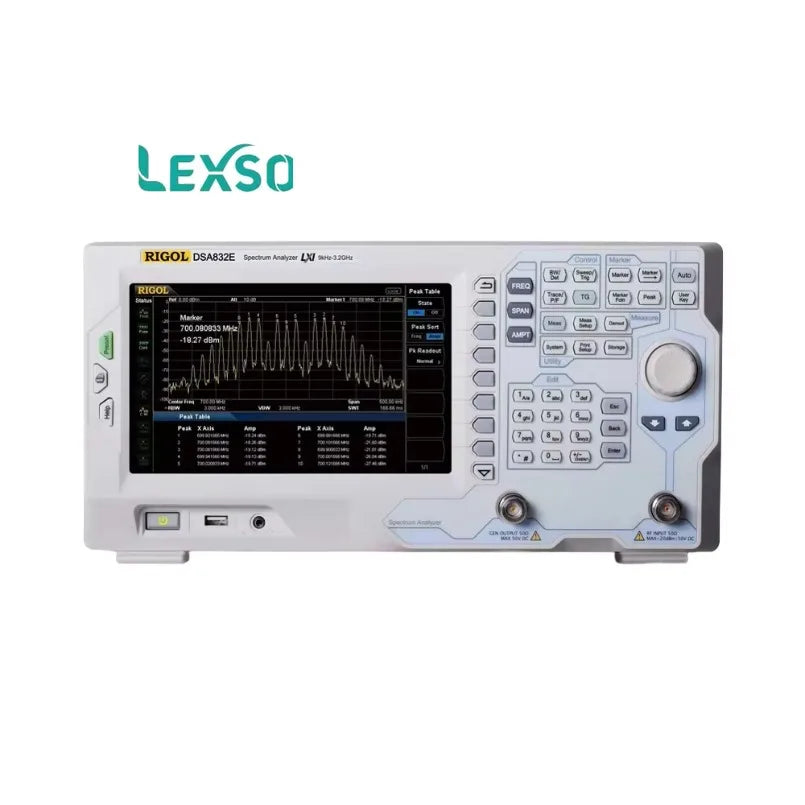 Rigol DSA832E High-Performance Digital Spectrum Analyzer with 3.2 GHz Frequency Range and Advanced Signal Analysis lexso