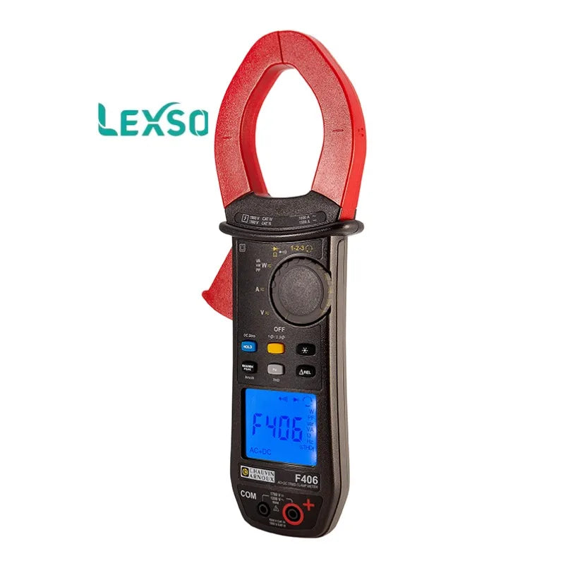 Chauvin Arnoux F406 Clamp Meter Splash-Proof (IP54) CAT III 1500 V CAT IV 1000 V Temperature Capacitance (P01120946)    lexso