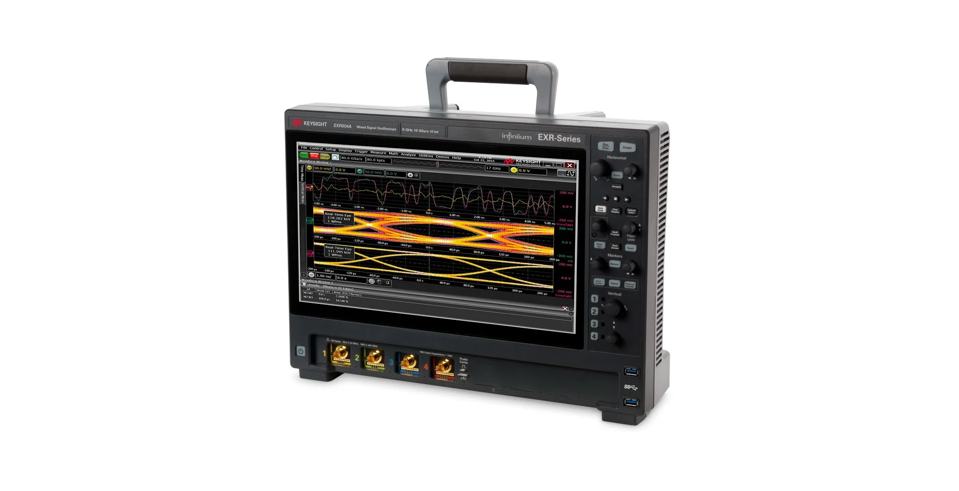 TTLTES KEYSIGHT EXR604A Infiniium EXR-Series Oscilloscope 6 GHz 4 Channels