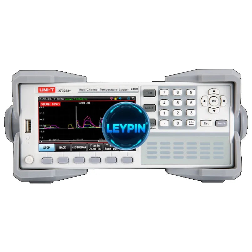 UNI-T Temperature Tester Multi-channel Humidity Acquisition Recorder Thermocouple Thermometer UT3208+ UT3248+ UT3232+   lexso