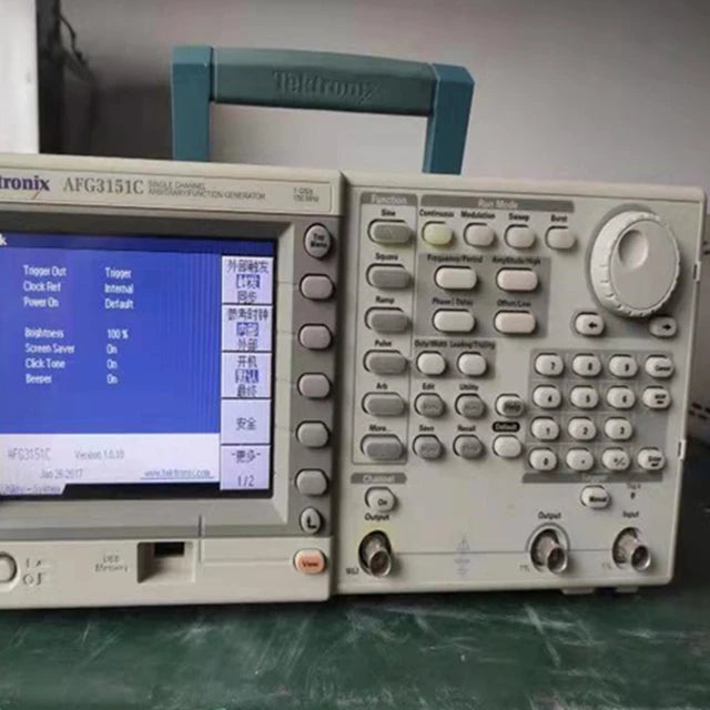 Used Tektronix AFG3151C Arbitrary Waveform Function Generator Single Channel 100M Signal Source