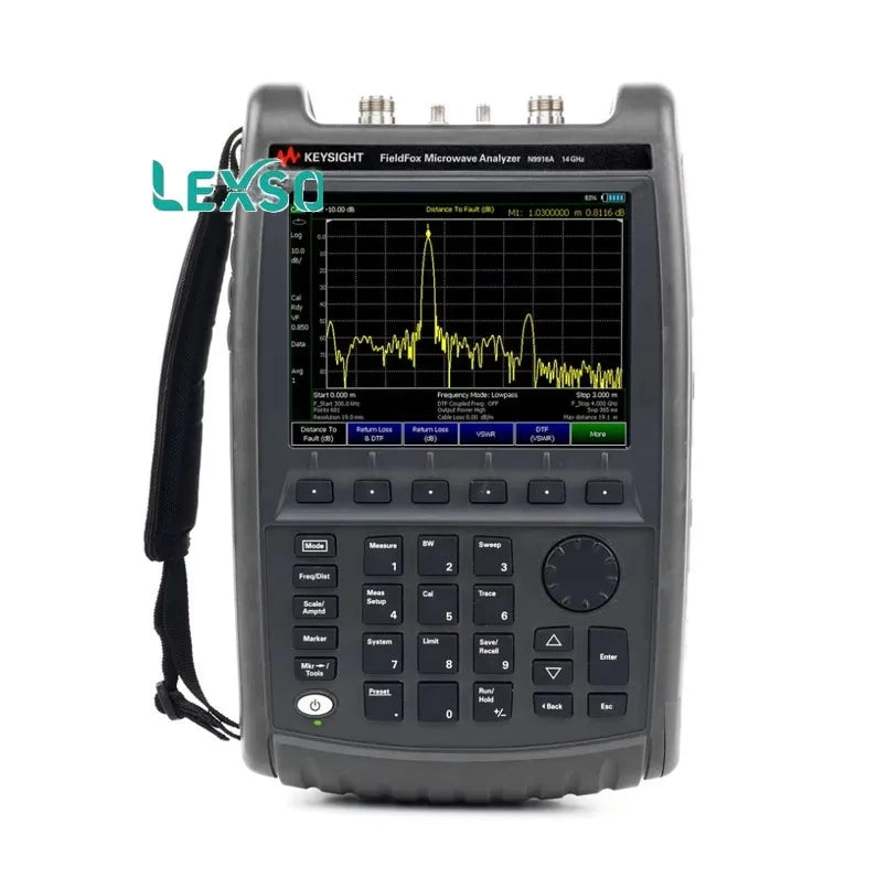 Keysight N9916A FieldFox Handheld Microwave Analyzer 14 GHz Frequency 14GHz DANL at 1GHz -155 DBmW 1 Month Warranty lexso