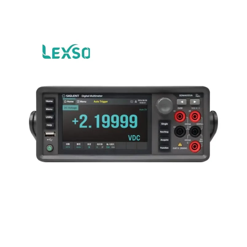 Siglent Sixteen-bit digital multimeter with high-speed dual display, model SDM4065A/SDM4065A-SC  lexso