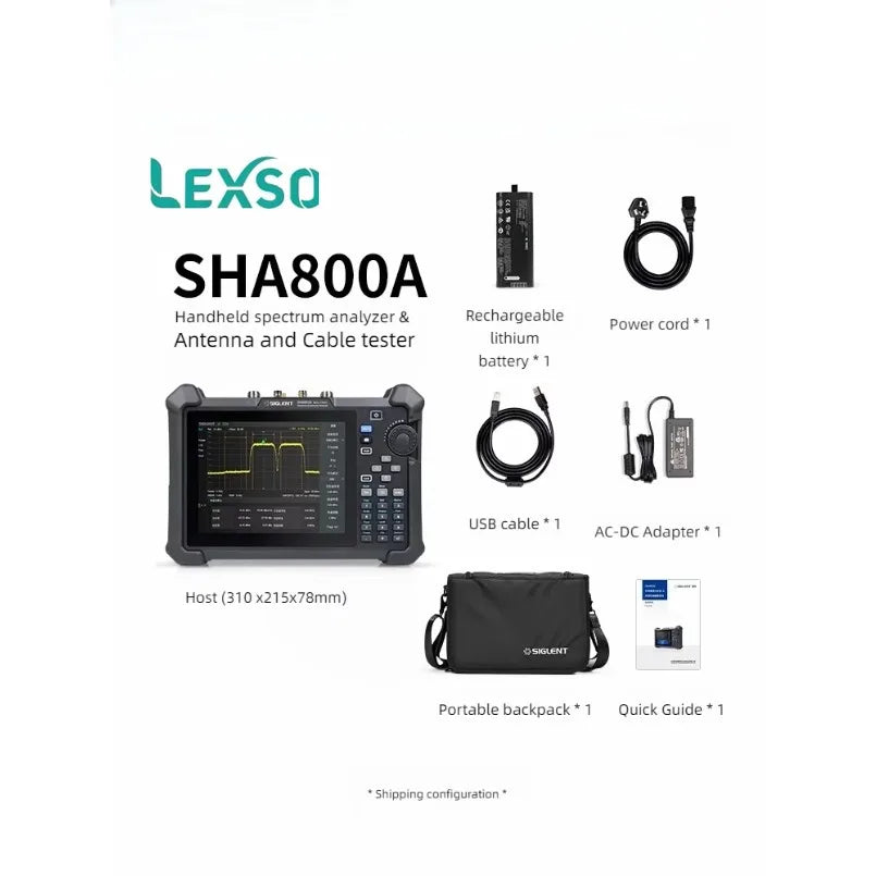 Siglent Portable Handheld Spectrum Analyzer SHA 851A/852A  lexso