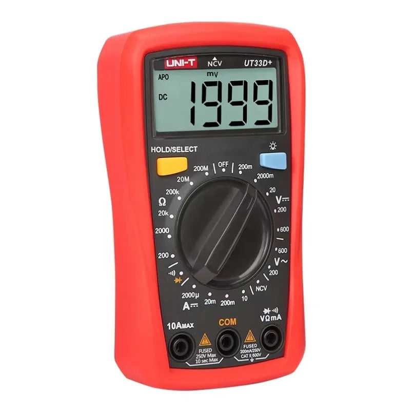 UNI-T UT33D+ 1999 Multimeter Laboratory Multi-Kinetic Energy Inductance Meter Handheld Convenient to Carry High Precision lexso