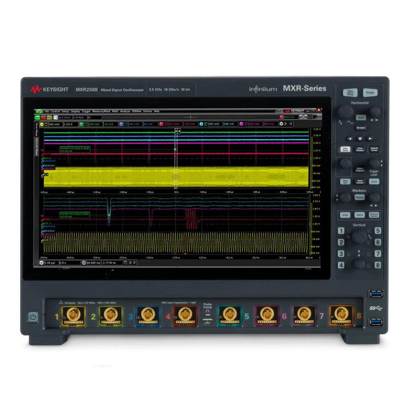 Keysight MXR258B Infiniium MXR B-Series Oscilloscope: 2.5 GHz, 8 Channels lexso