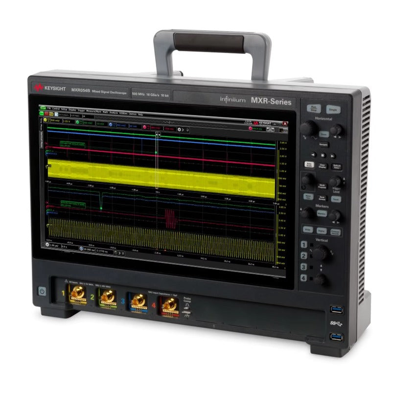 Keysight Infiniium MXR B Series Oscilloscope 500MHz 4-Channel MSO 1.6Gpts Maximum Memory Depth 16GSa/sec Maximum Sampling Rate lexso