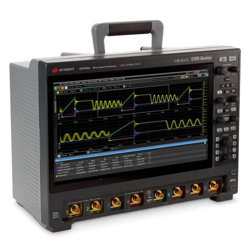 Keysight EXR408A Infiniium EXR Series Oscilloscope: 4 GHz,8channels Maximum Memory Depth1.6 Gpts Maximum Sampling Rate16 GSa/sec   ytdi
