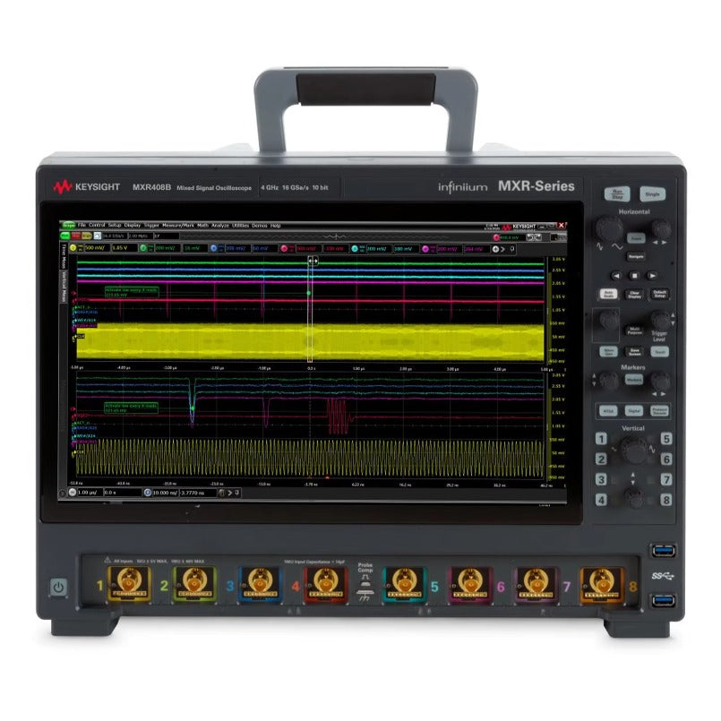 Keysight MXR408B Infiniium MXR B-Series Oscilloscope: 4 GHz, 8 Channels   ytdi