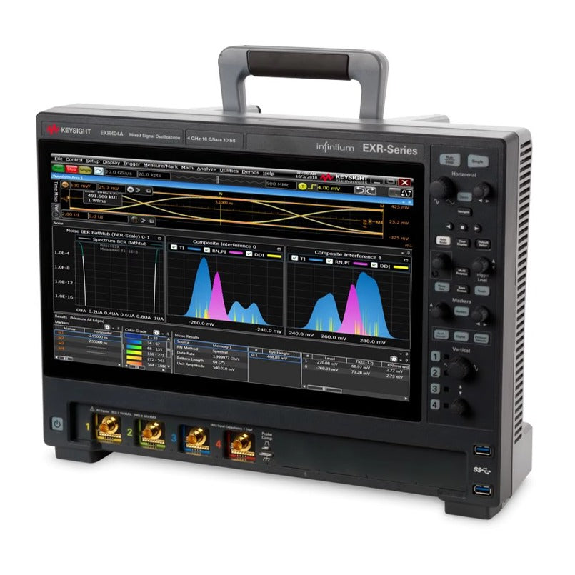 Keysight EXR404A Infiniium EXR Series Oscilloscope 4 GHz 4 Channels Maximum Memory Depth1.6 Gpts Maximum Sampling Rate16 GSa/sec   ytdi