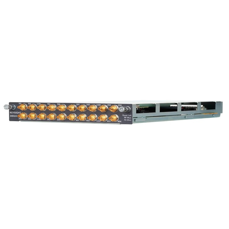Keysight 34942A Quad 1x4 75 1.5 GHz Multiplexer Module for 34980A Four 4-channel Multiplexers lexso