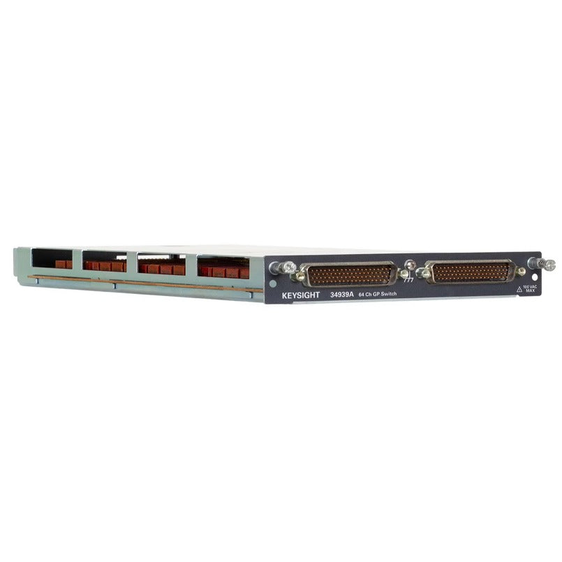 Keysight 34939A 64-Channel Form a General Purpose Switch for 34980A 64 Form a Channels, 1 A, 60 W lexso