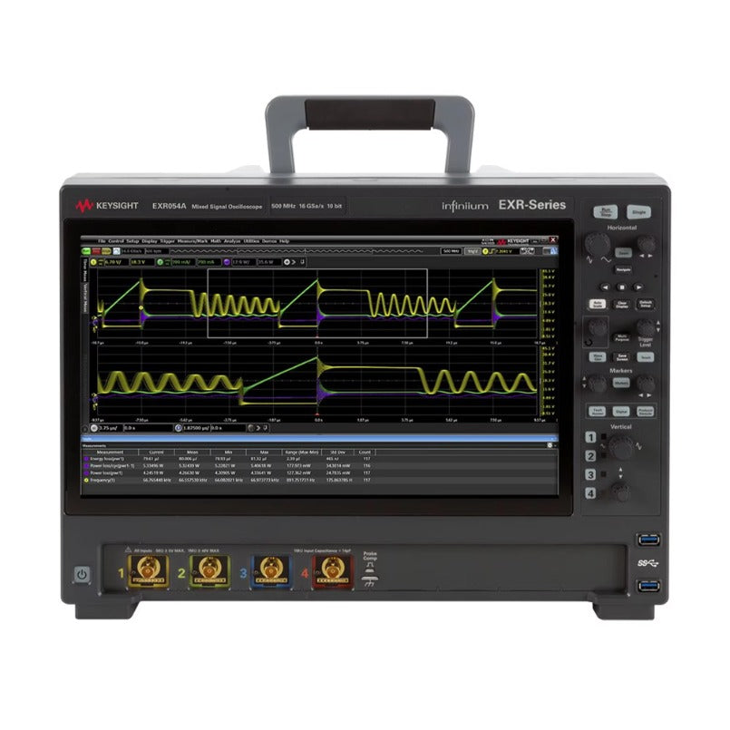 Keysight EXR054A Infiniium EXR Series Oscilloscope: 500 MHz 4 Channels Maximum Memory Depth 1.6 Gpts