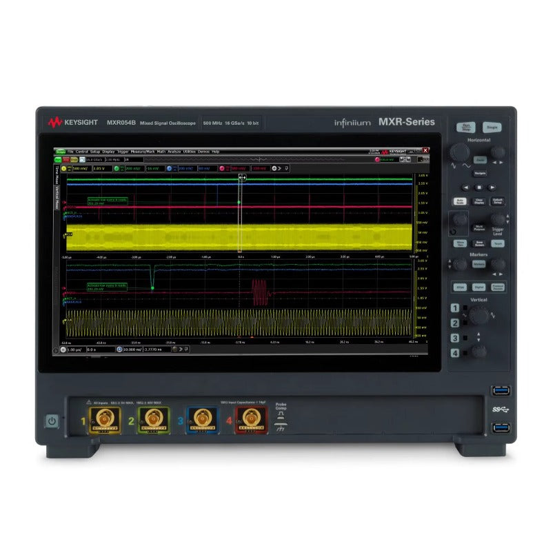Keysight Infiniium MXR B Series Oscilloscope 500MHz 4-Channel MSO 1.6Gpts Maximum Memory Depth 16GSa/sec Maximum Sampling Rate lexso