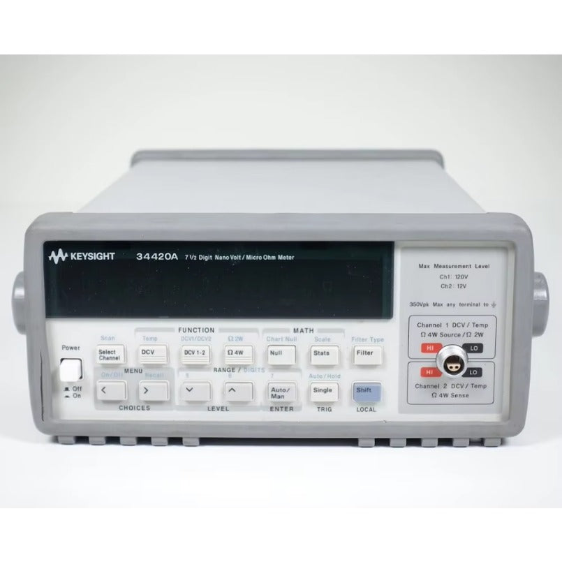 Keysight/Agilent 34420A 7.5 Digit Nanovolt/Micro-Ohm Meter Price Negotiable
