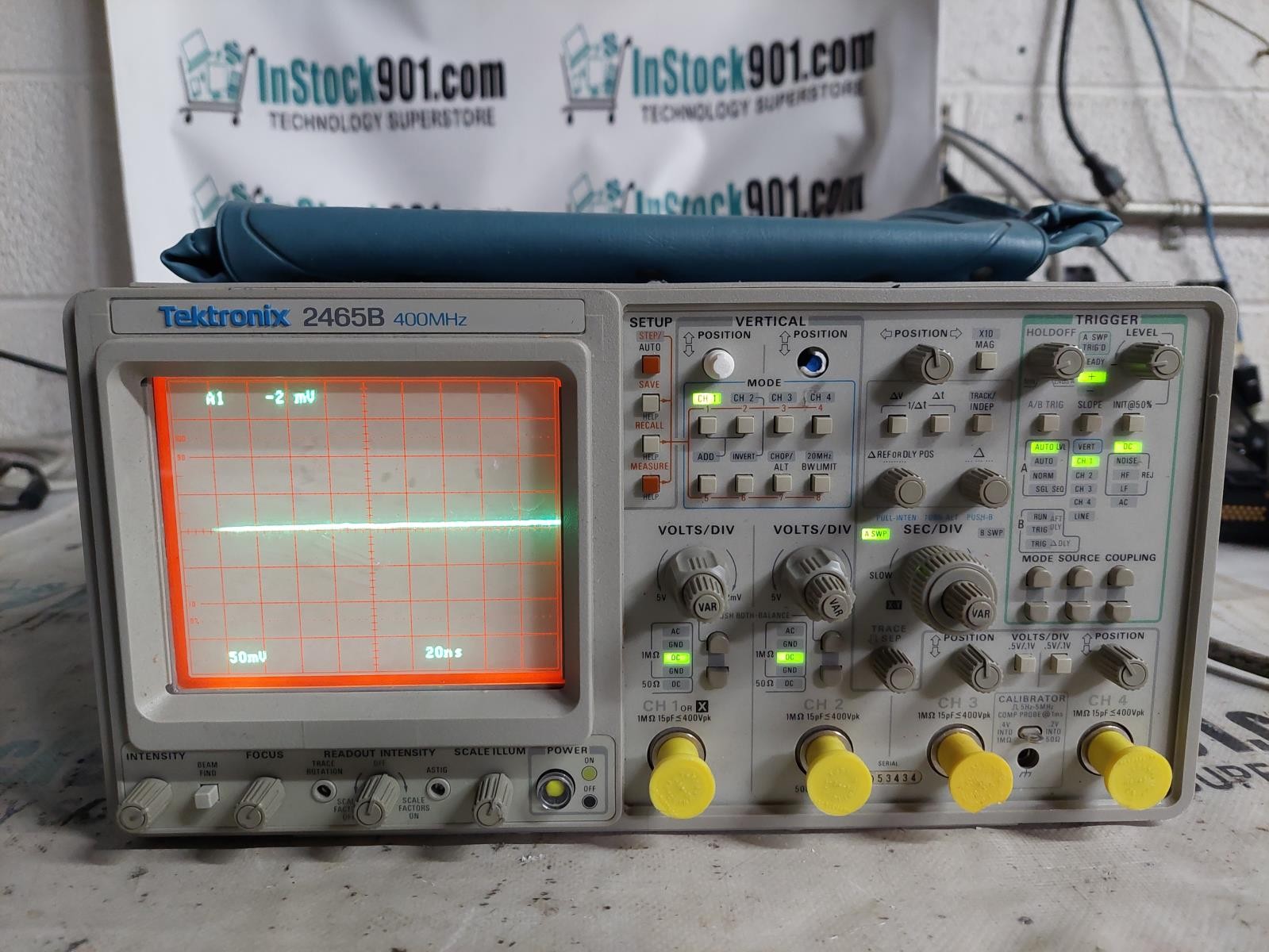 Tektronix 2465B 400MHz 4 channel oscilloscope    ytdi