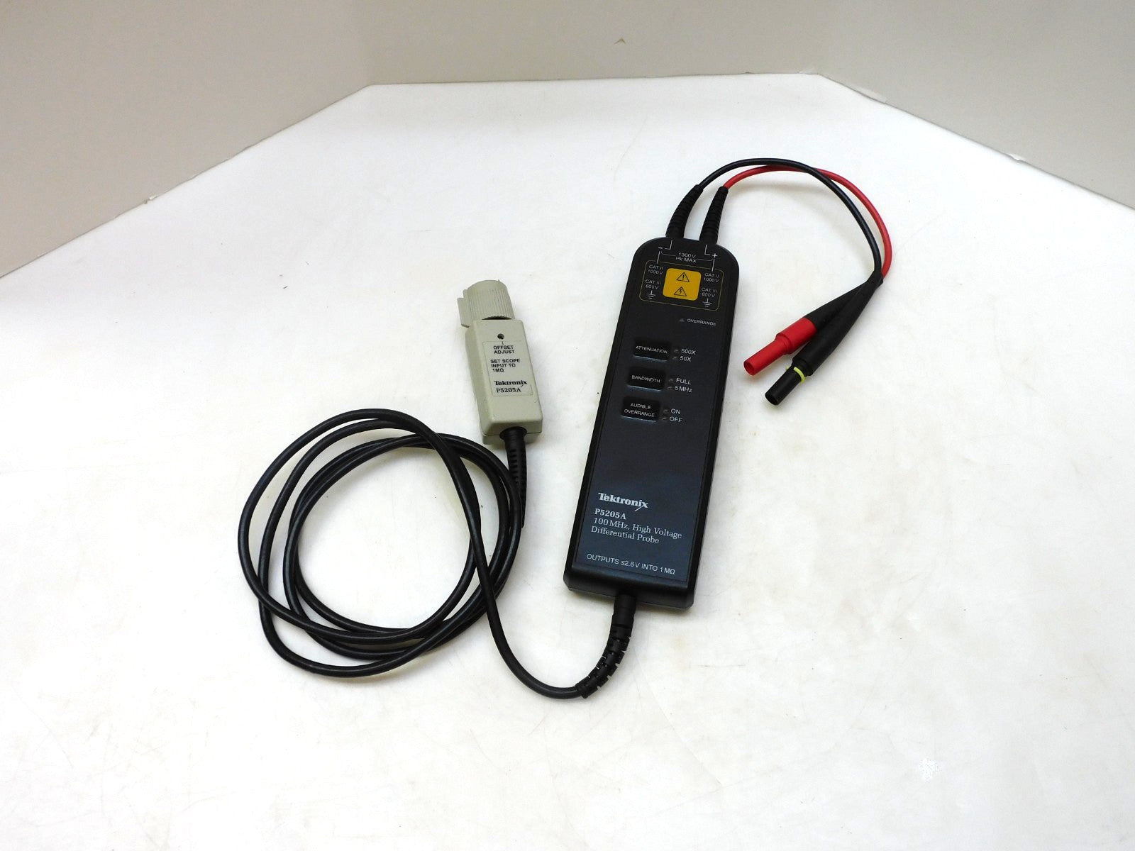 TEKTRONIX P5205A HIGH VOLTAGE DIFFERENTIAL PROBE 100MHz #2    ytdi