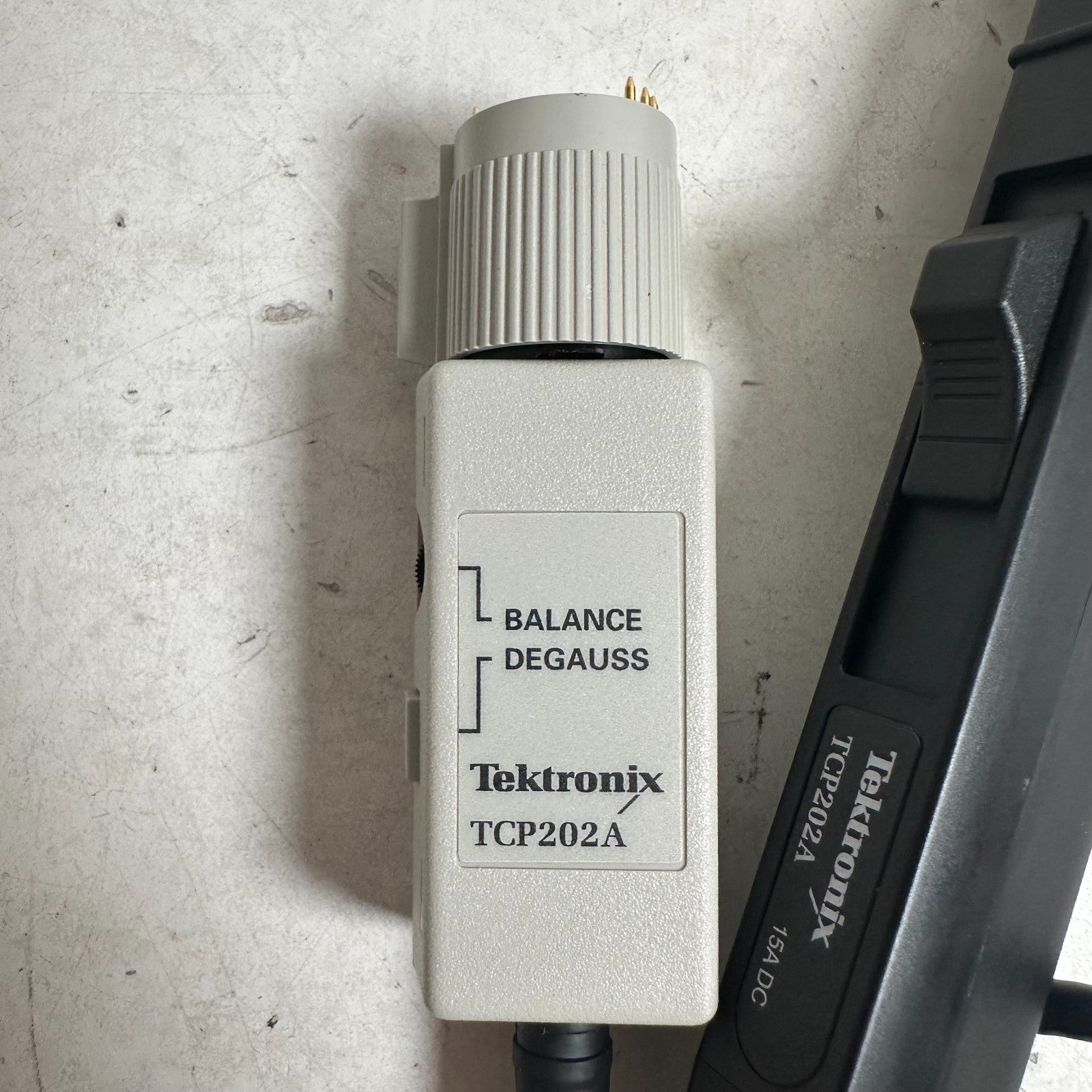 Tektronix TCP202A Black White 50 MHz 15A AC/DC Oscilloscope Current Clamp Probe    ytdi