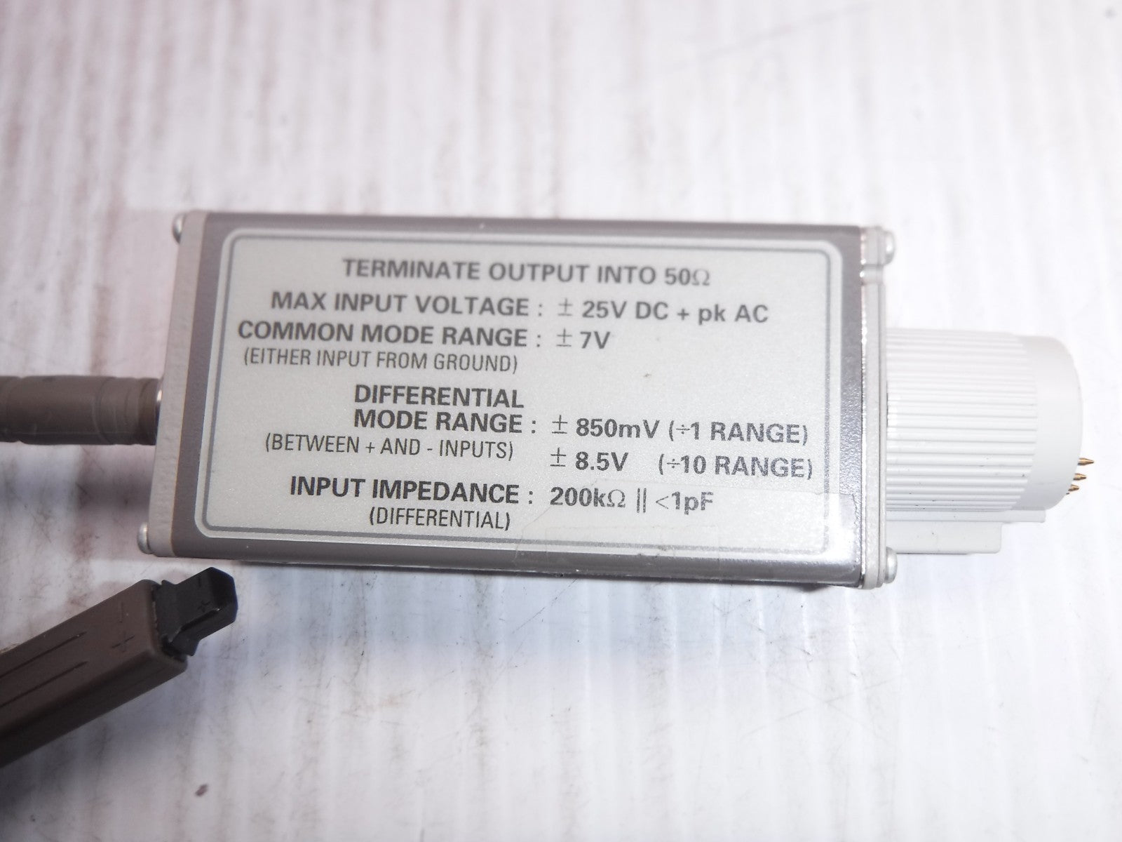Tektronix P6248 Differential Probe 1.7GHz / 1.5GHz    ytdi