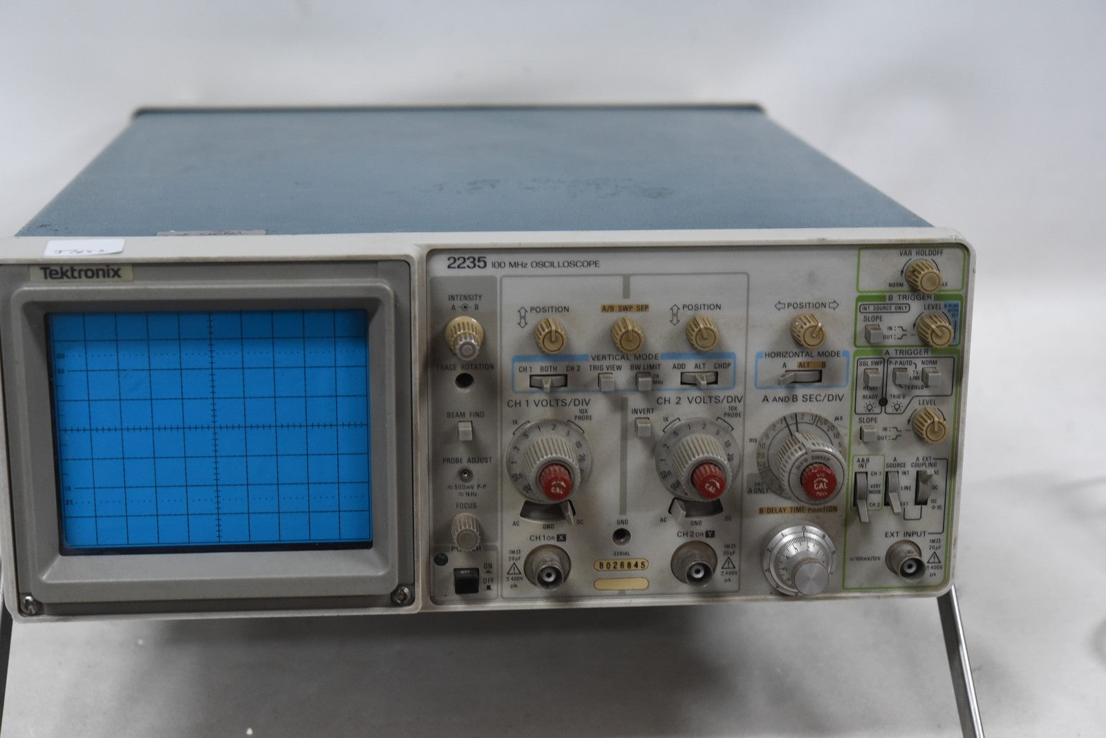 Tektronix 2235 - 100 MHz Dual-Trace, Dual-Timebase Portable Oscilloscope -TESTED    ytdi