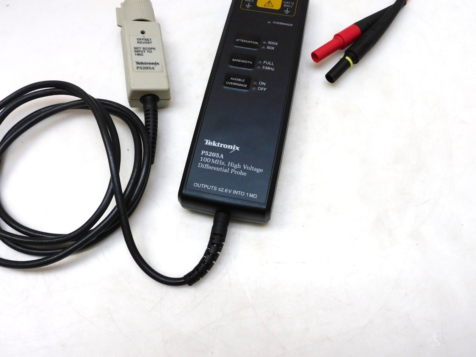 TEKTRONIX P5205A HIGH VOLTAGE DIFFERENTIAL PROBE 100MHz #2    ytdi