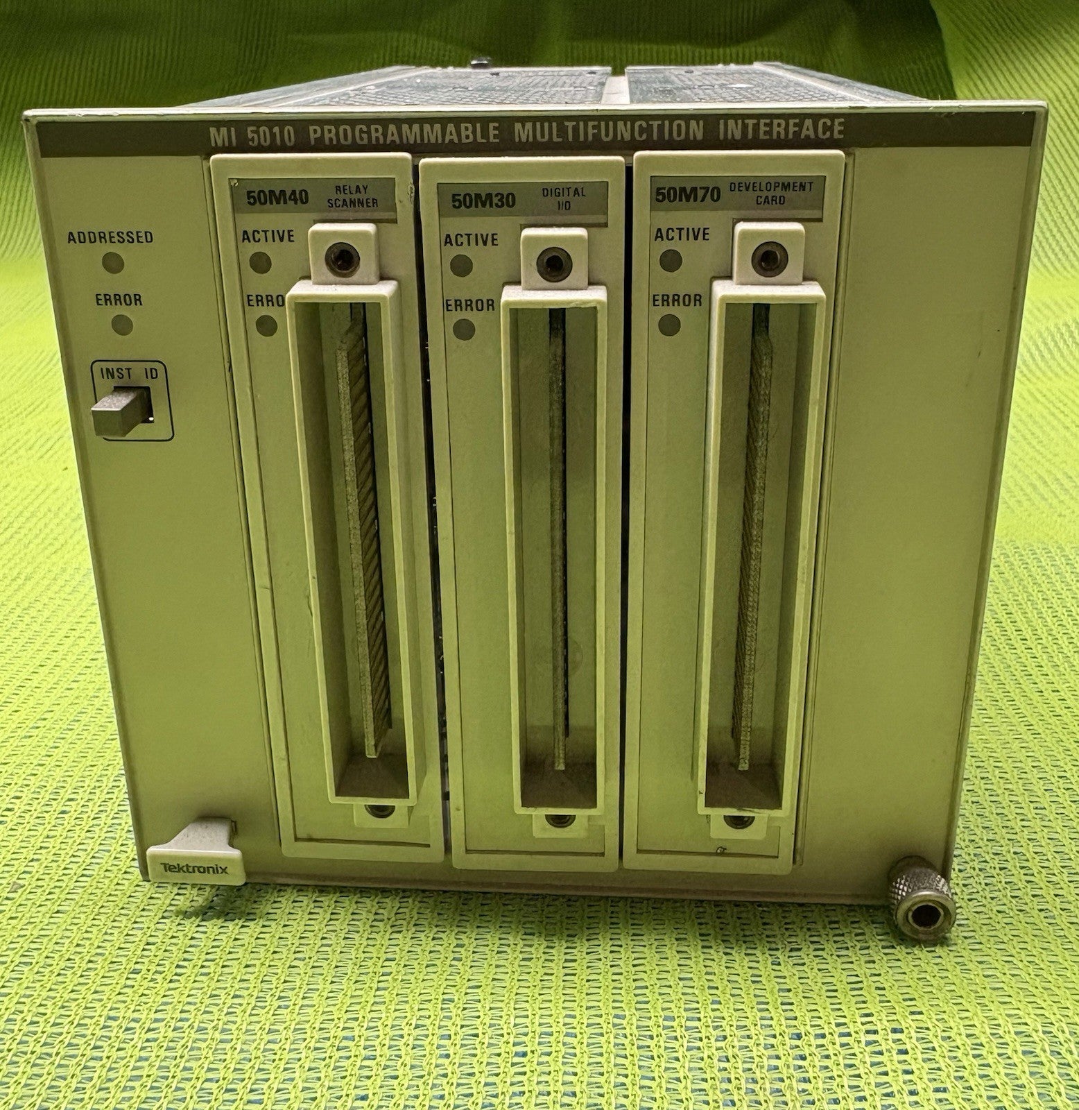 TEKTRONIX MI 5010 PROGRAMMABLE MULTIFUNCTION INTERFACE plug in    ytdi