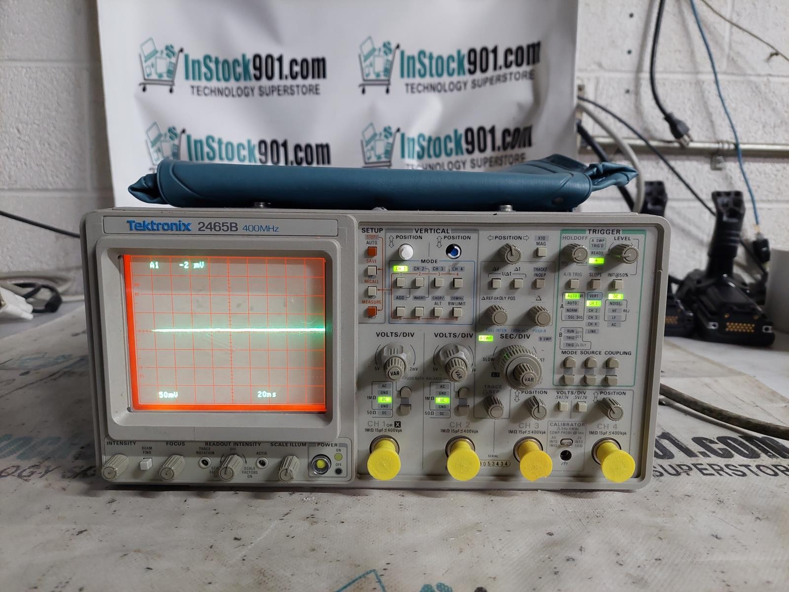 Tektronix 2465B 400MHz 4 channel oscilloscope    ytdi