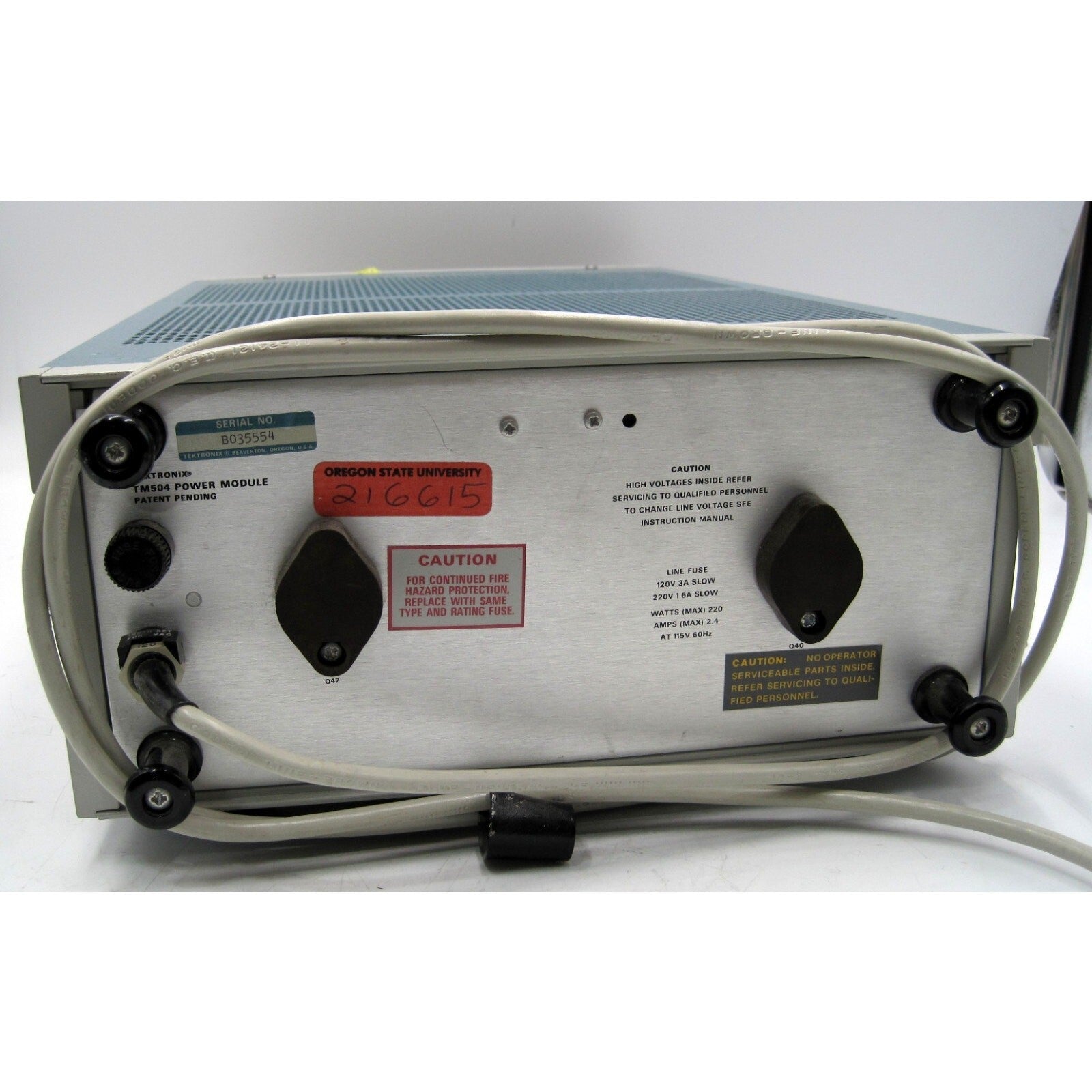 Tektronix TM504 Mainframe with 2 - PS503A, FG503 & DM502A Function Generator    ytdi