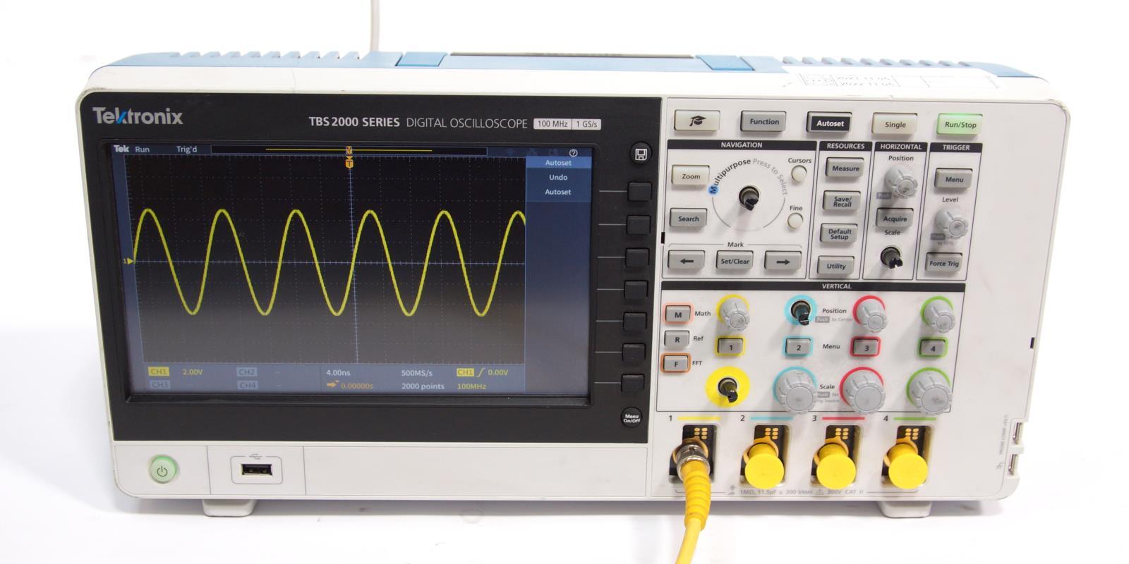 Tektronix TBS2014 100MHz 1GS/s 4Channel Digital Oscilloscope    ytdi