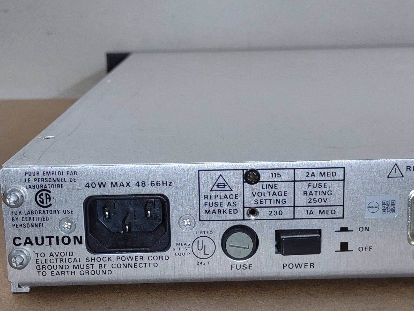 Tektronix ECO-170A Synchronous Changeover Unit    ytdi
